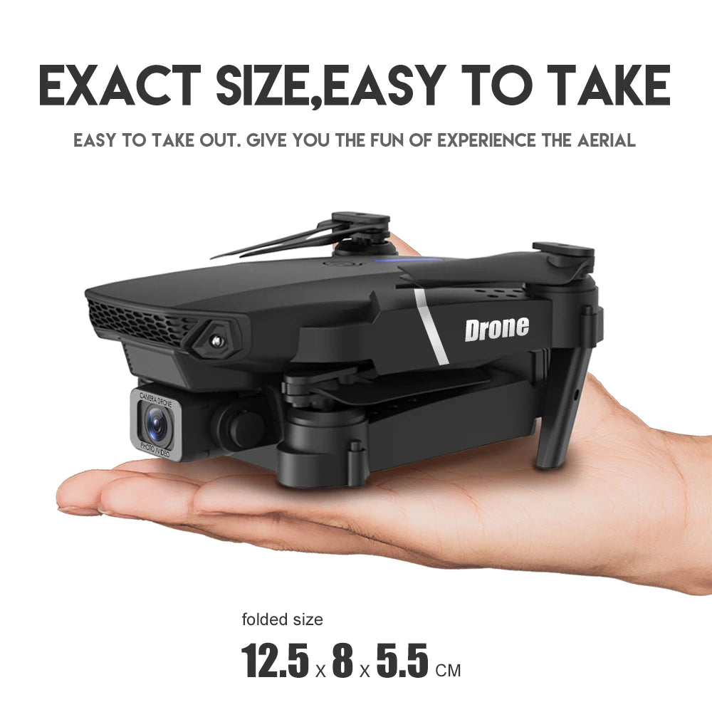 E88Pro 4K WiFi FPV Foldable Drone with Wide-Angle Camera optoeletronics