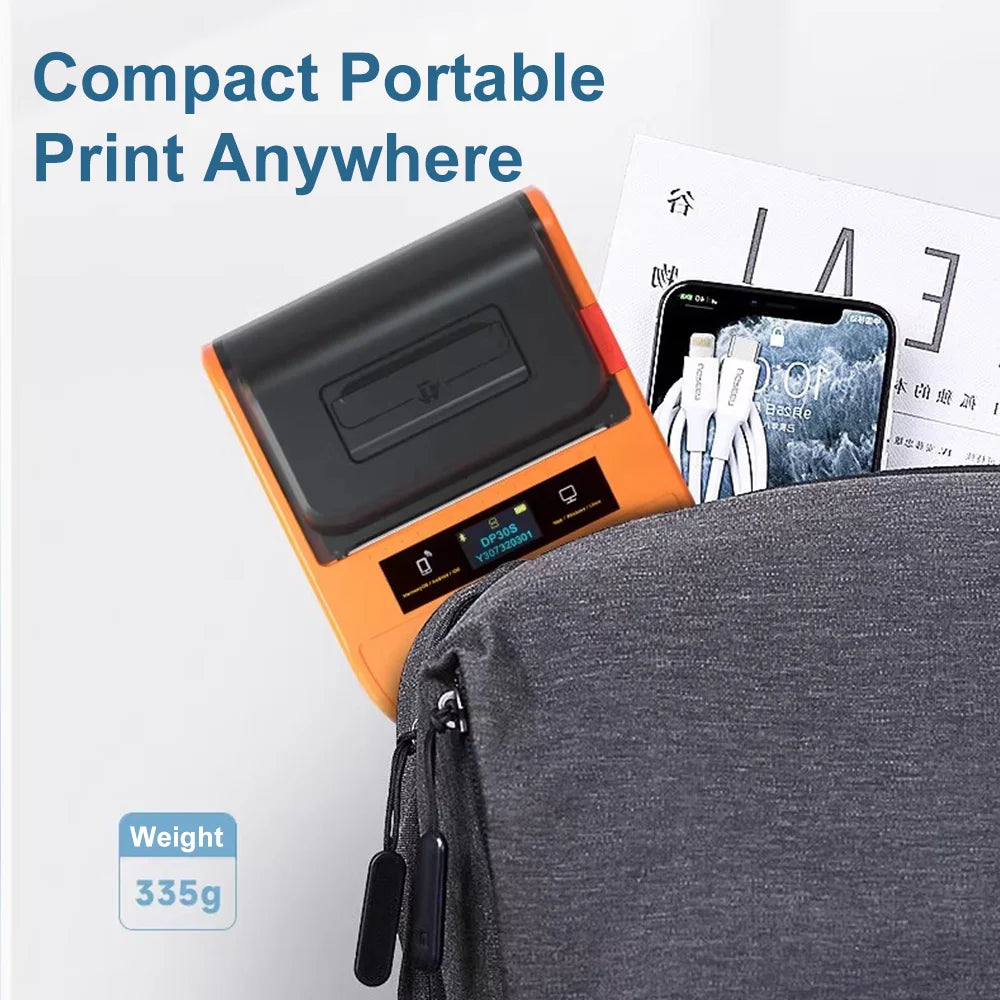 DETONGER DP30S Thermal Label Printer - Bluetooth 28-80mm optoeletronics
