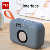 Portable Mini Bluetooth Speaker with FM Radio - Waterproof AUX Sound Box optoeletronics