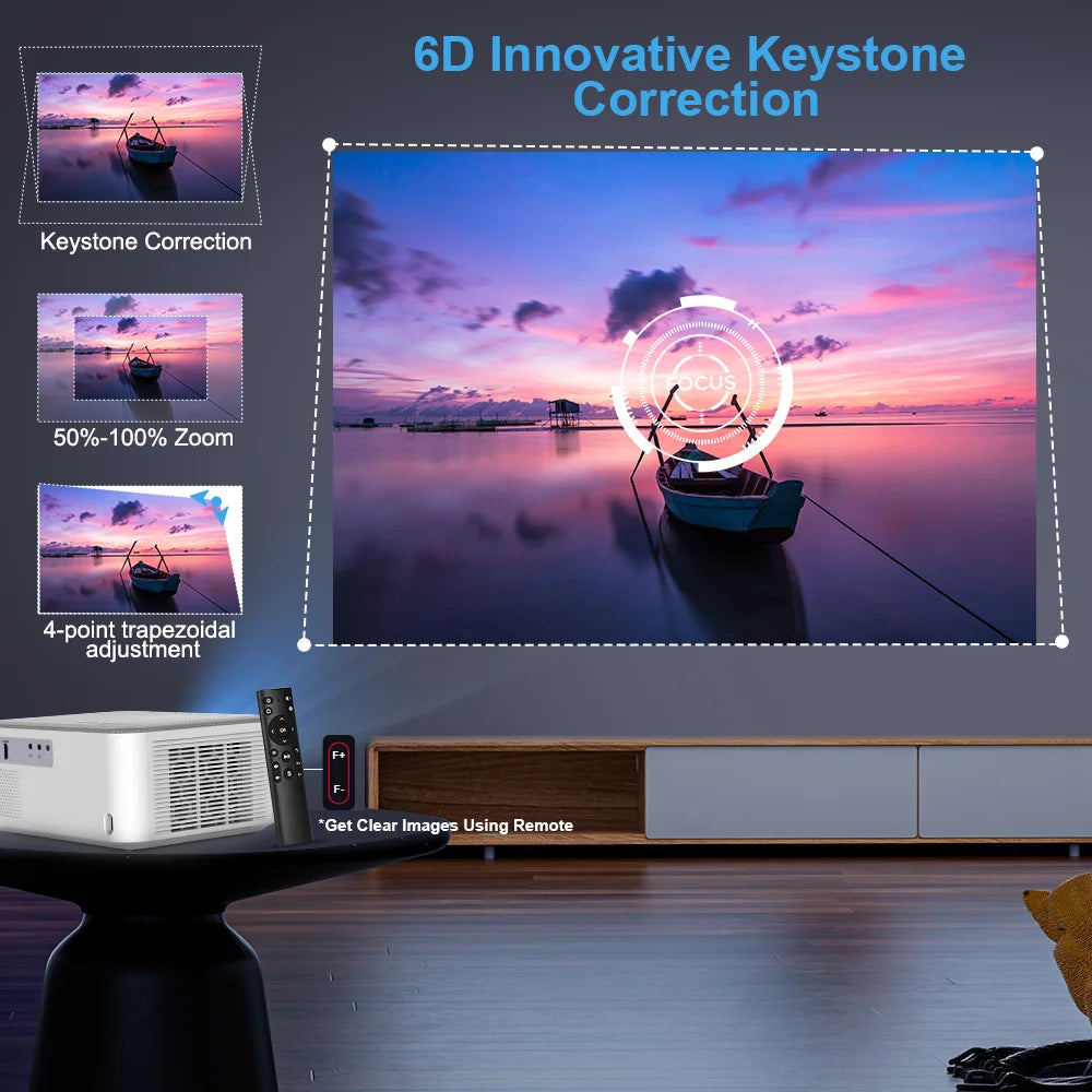 ThundeaL TD92 Pro Projector - 1100 ANSI Android Home Theater optoeletronics