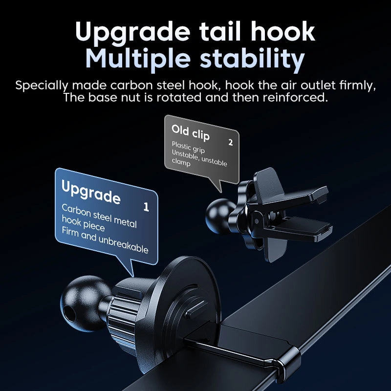 15W Car Wireless Charger Mount - Intelligent Auto-Clamping Holder optoeletronics