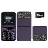 SERVO F15 Mini Flip Phone - Dual SIM 2G Compact Mobile optoeletronics