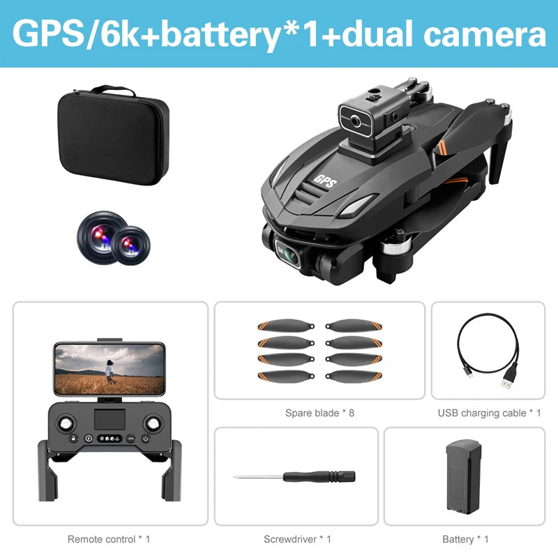 Xiaomi Mijia V168 GPS Drone - 8K Foldable Aerial Camera optoeletronics