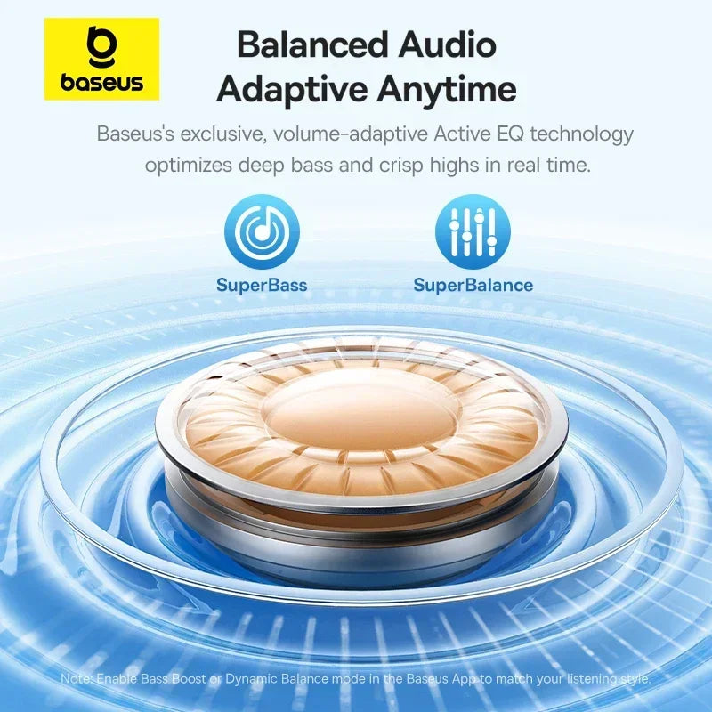 Baseus EP10 Pro ANC Earbuds - 50dB LDAC IP55 optoeletronics