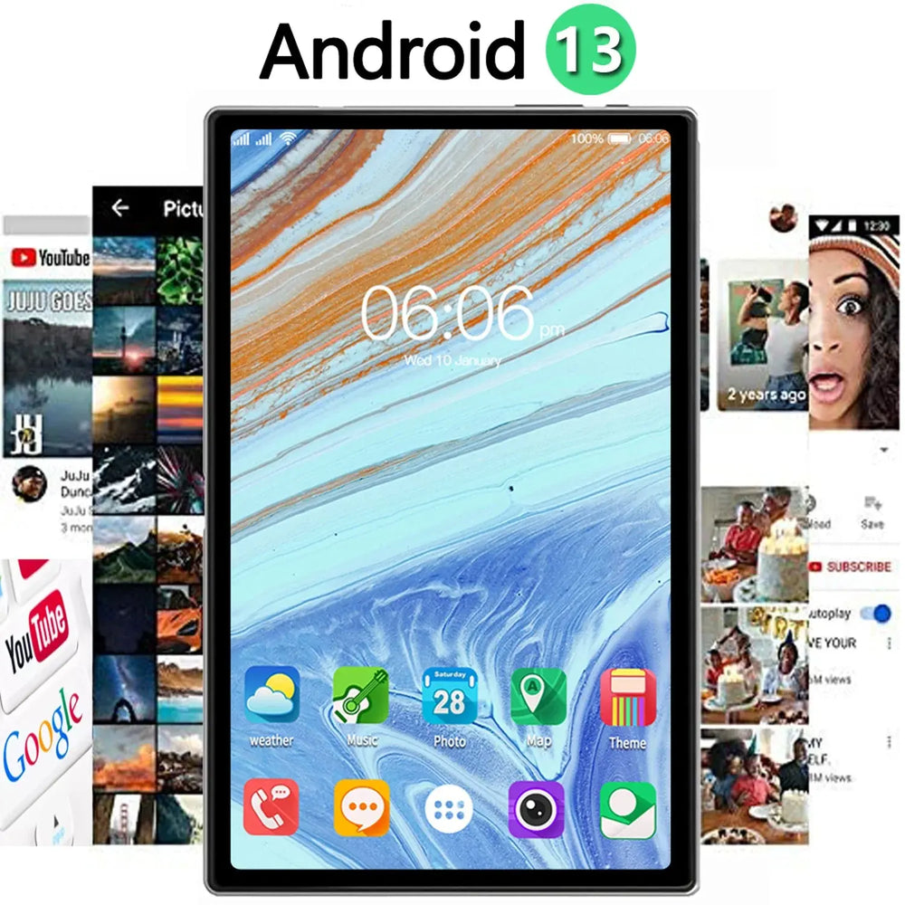 BDF 10.1 Inch 4G Android Tablet - Octa Core, 8GB RAM, 256GB Storage optoeletronics