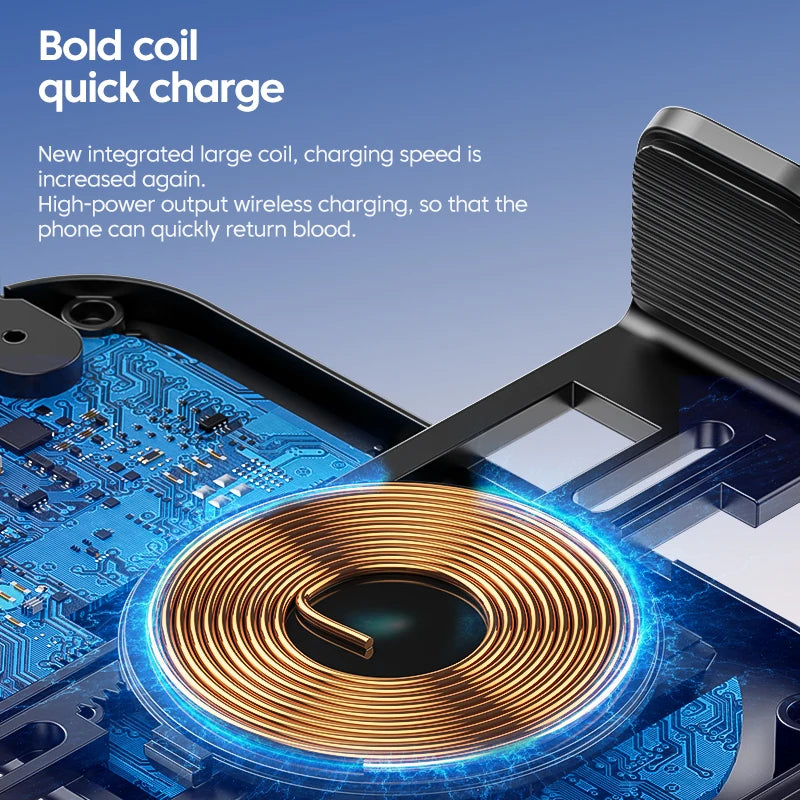 15W Car Wireless Charger Mount - Intelligent Auto-Clamping Holder optoeletronics