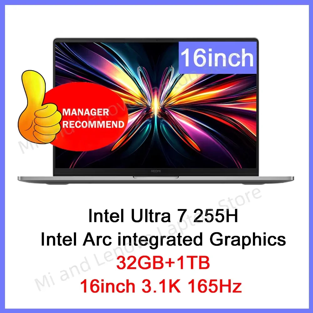 Redmi Book Pro 16 2025 Laptop - 32GB 1TB 120Hz optoeletronics