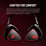 ASUS ROG Delta RGB Gaming Headset - Virtual 7.1 Audio optoeletronics
