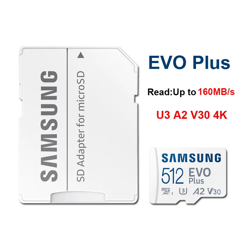Samsung EVO and PRO microSD Card for 4K UHD Recording optoeletronics
