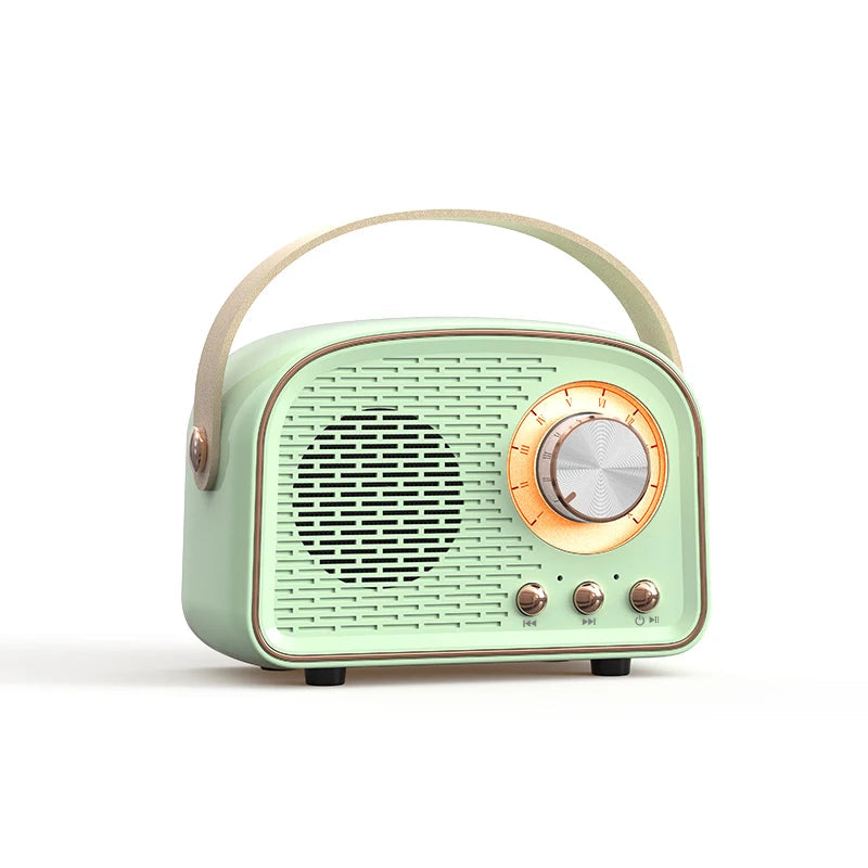 OZKVVM DW21 Bluetooth Speaker - Retro Portable Audio optoeletronics