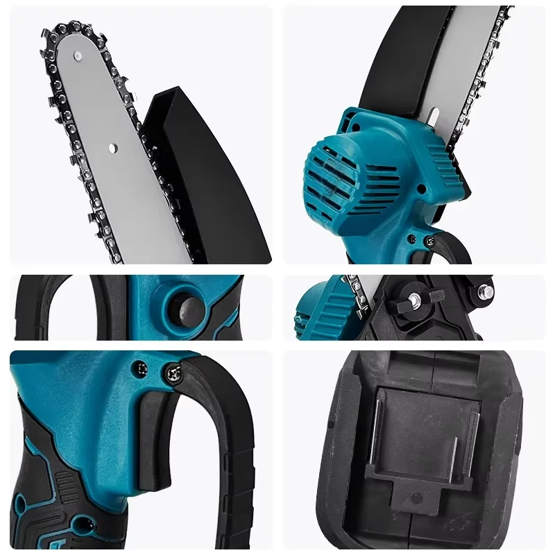 6-Inch Mini Electric Chainsaw 1700RPM for 18V Makita Battery optoeletronics