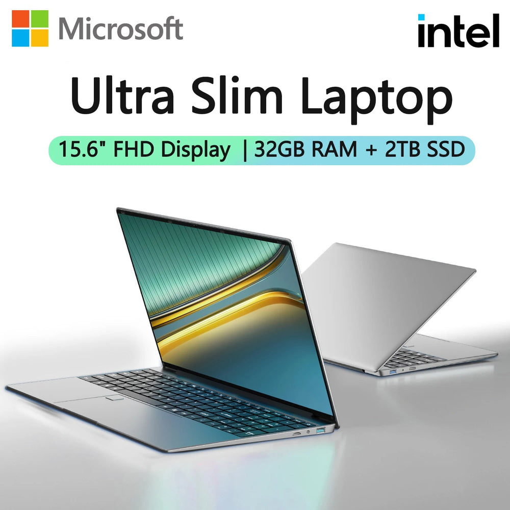 Portable 15.6-inch Laptop - Intel 6500Y Fingerprint optoeletronics