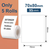 DETONGER DP30S Thermal Label Printer - Bluetooth 28-80mm optoeletronics