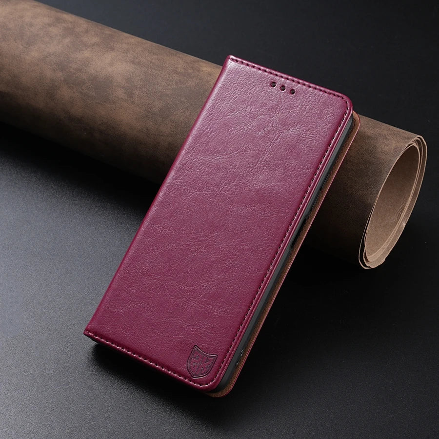 Magnetic Wallet Leather Case for Xiaomi Redmi - Card Holder Cover optoeletronics