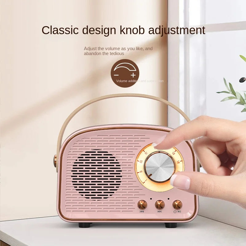 OZKVVM DW21 Bluetooth Speaker - Retro Portable Audio optoeletronics