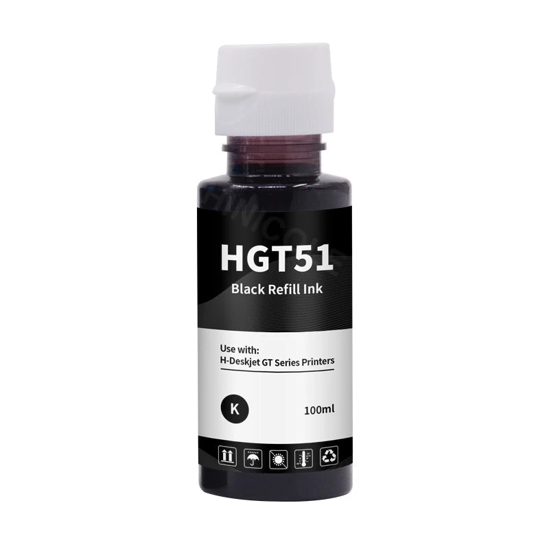 HINICOLE GT51 GT52 Refill Ink Set - HP Compatible 100ML optoeletronics