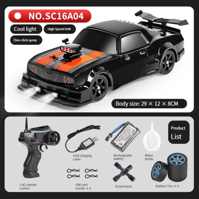LKCOMO AE86 RC Car - 4WD Remote Control Vehicle optoeletronics