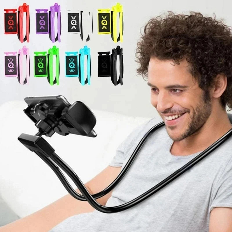 360" Neck and Desk Phone Stand - Hands-Free Tablet Holder optoeletronics