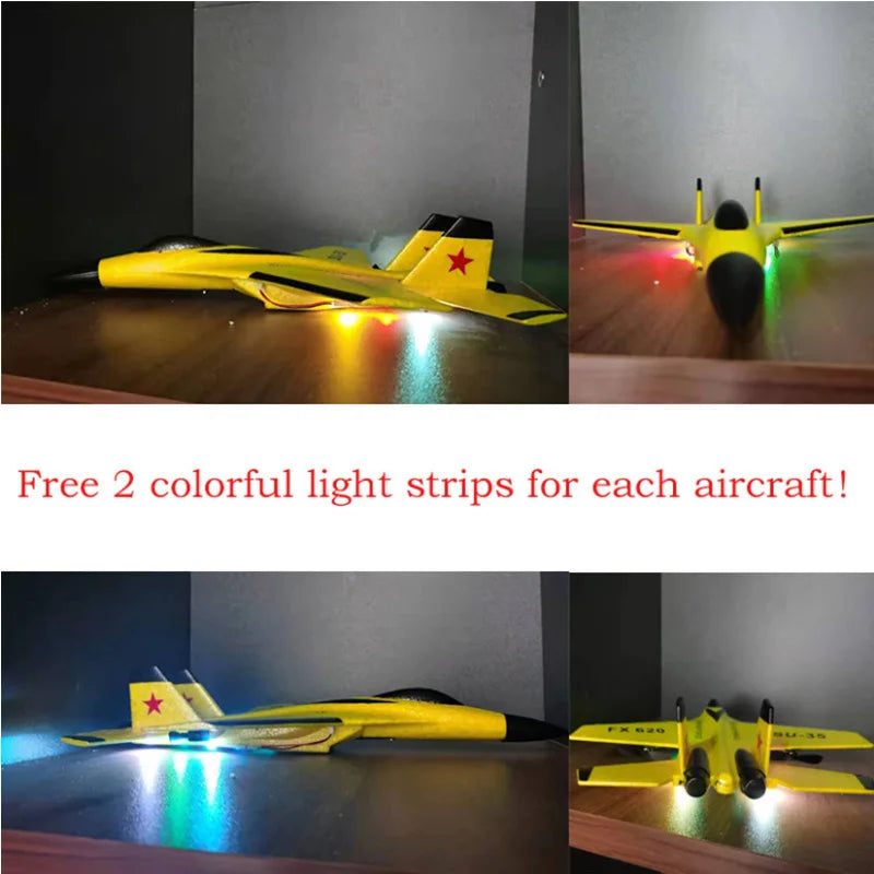 FX-620 SU-35 RC Fighter Plane - 2.4G EPP Foam Glider optoeletronics
