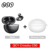 QCY Crossky C50 Open-Ear Earbuds - Bluetooth 6.0 4-Mic optoeletronics