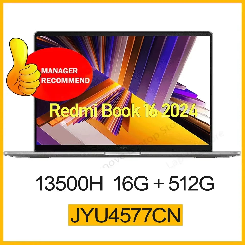 Xiaomi RedmiBook 16 2024 Laptop - i5 16GB 512GB optoeletronics