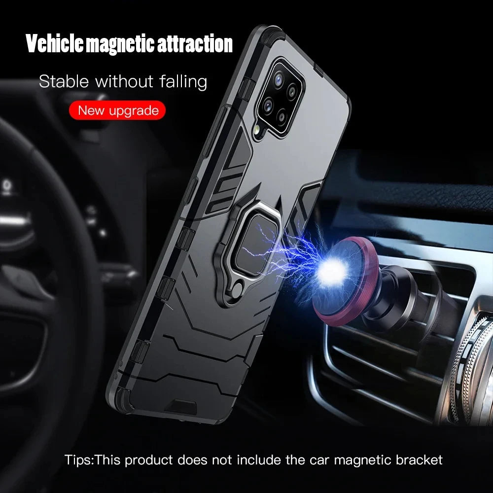 Magnetic Ring Stand Case for Samsung Galaxy A Series - Shockproof Cover optoeletronics