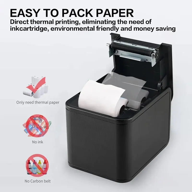 Xprinter XP-80T 80mm Thermal Receipt Printer - USB LAN optoeletronics