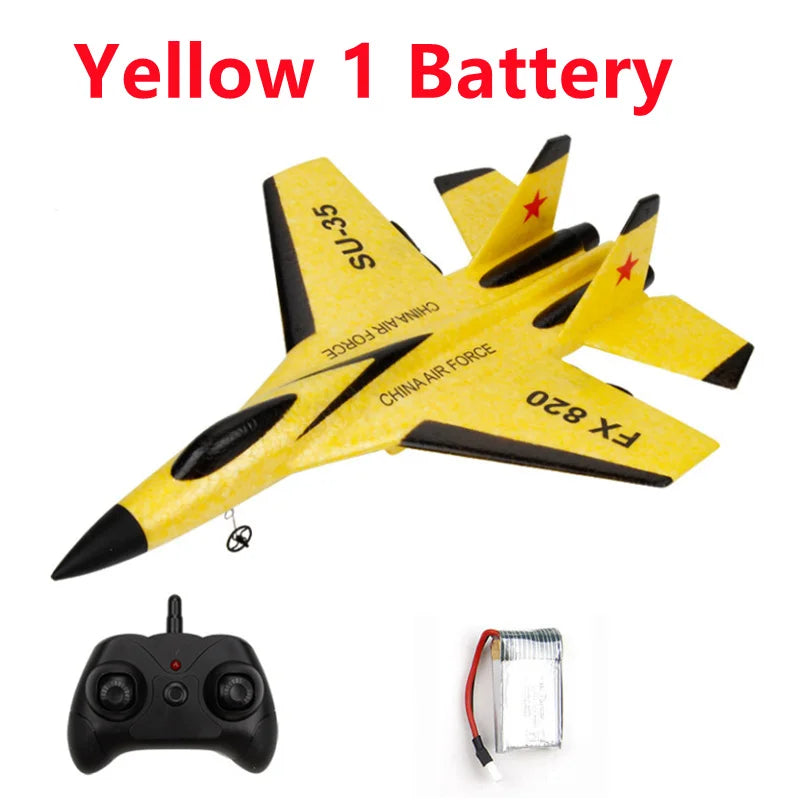 FX-620 SU-35 RC Fighter Plane - 2.4G EPP Foam Glider optoeletronics
