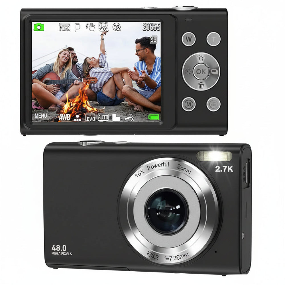 4K 48MP Autofocus Vlogging Camera with 2.8-Inch Display optoeletronics