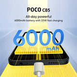 POCO C85 NFC Smartphone - Helio G81 Ultra 6000mAh optoeletronics