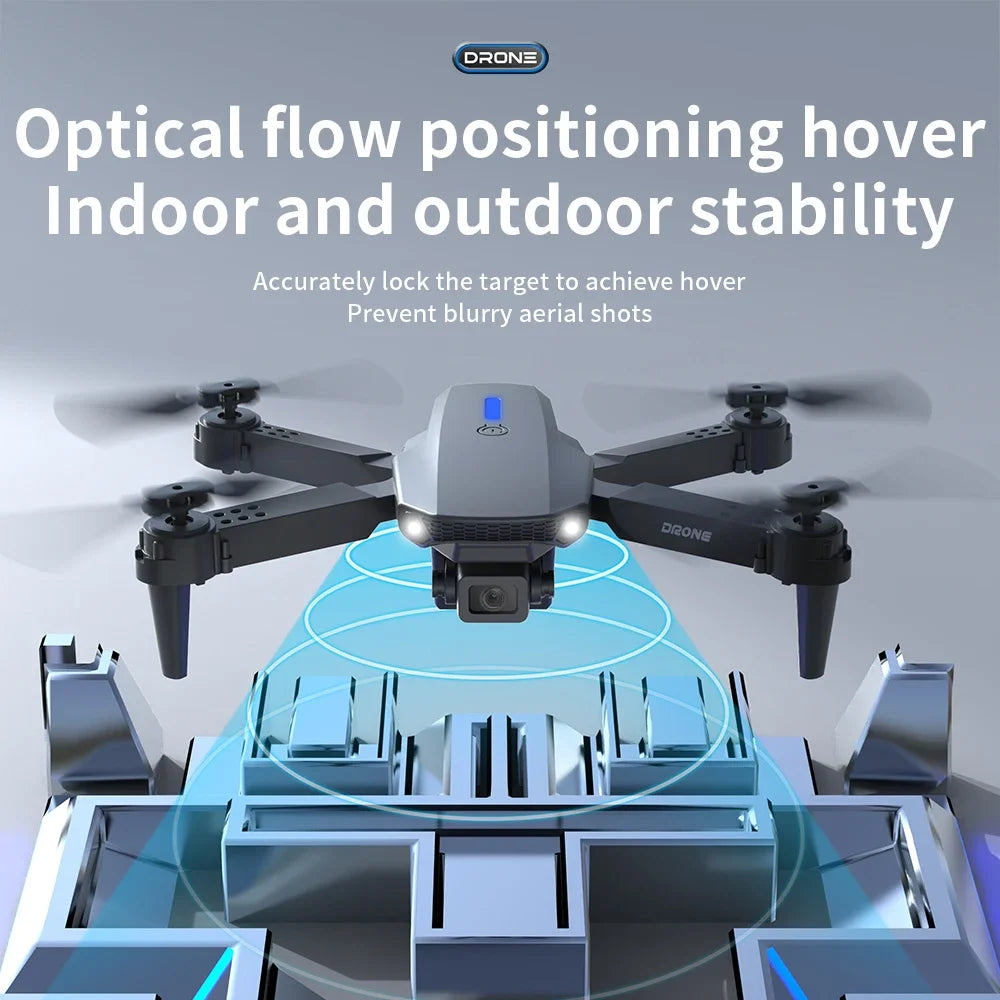 E88 4K Foldable RC Drone with Wide-Angle Camera optoeletronics