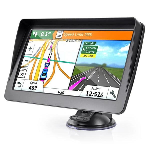 KMDRIVE 7-inch Car Truck GPS Navigator - 16GB Type-C