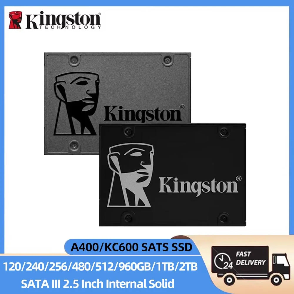 Kingston KC600 and A400 2.5-Inch SATA SSD optoeletronics