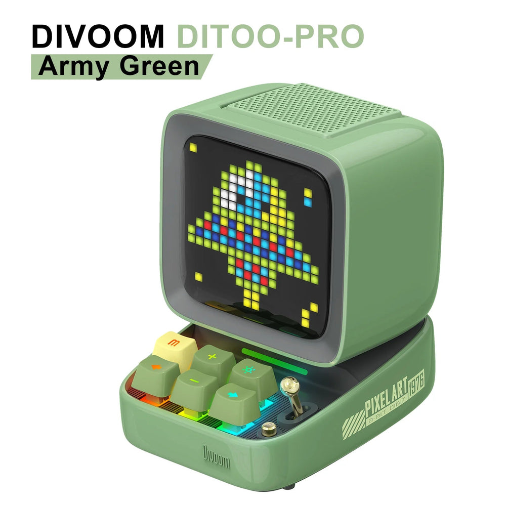Divoom Ditoo-Pro Pixel Art Bluetooth Speaker with Alarm Clock optoeletronics