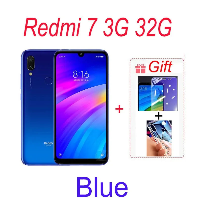Xiaomi Redmi 7 Smartphone - 4GB RAM 64GB Unlocked Android Phone optoeletronics