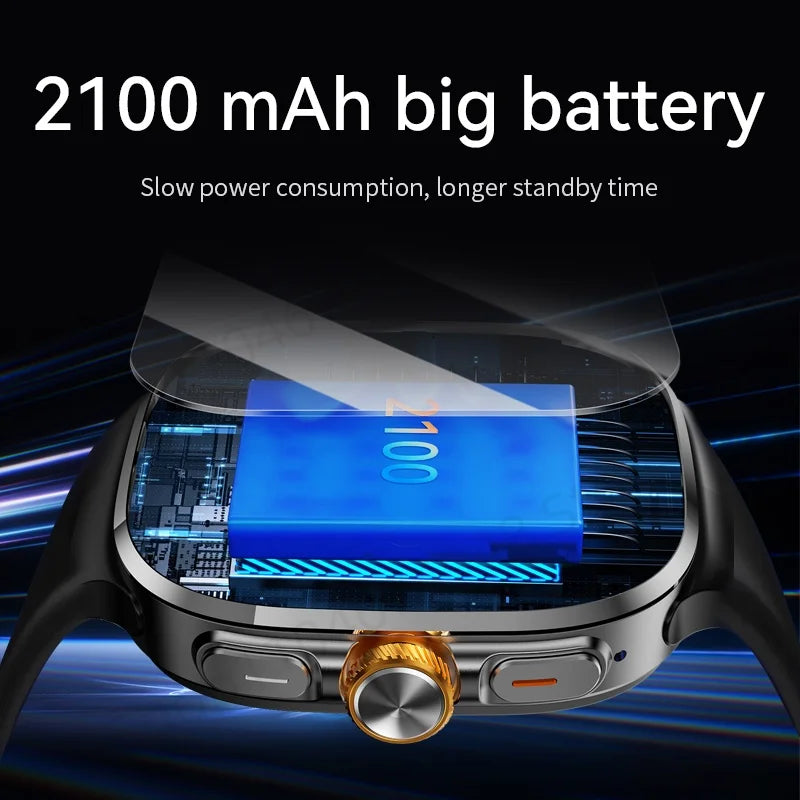 M99 5G Smartwatch - 2.4 Inch AMOLED, Rotating Camera, WiFi and GPS optoeletronics