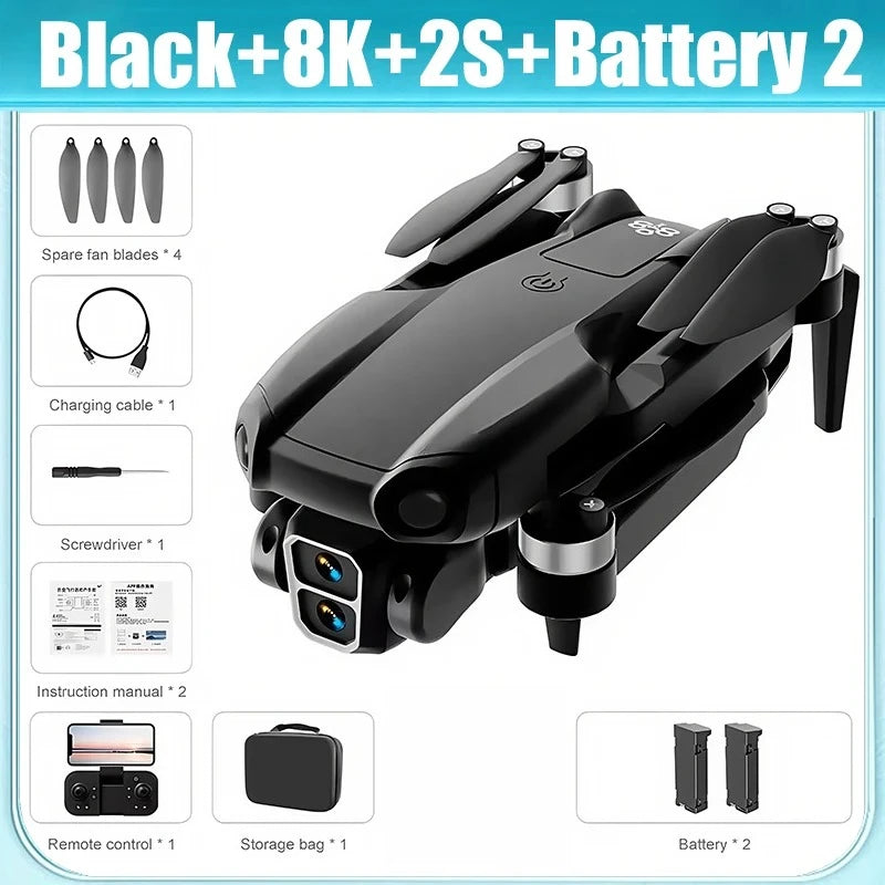 A888 Pro Dual Camera Drone - 4K ESC Obstacle Avoidance optoeletronics
