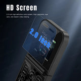 SERVO F15 Mini Flip Phone - Dual SIM 2G Compact Mobile optoeletronics