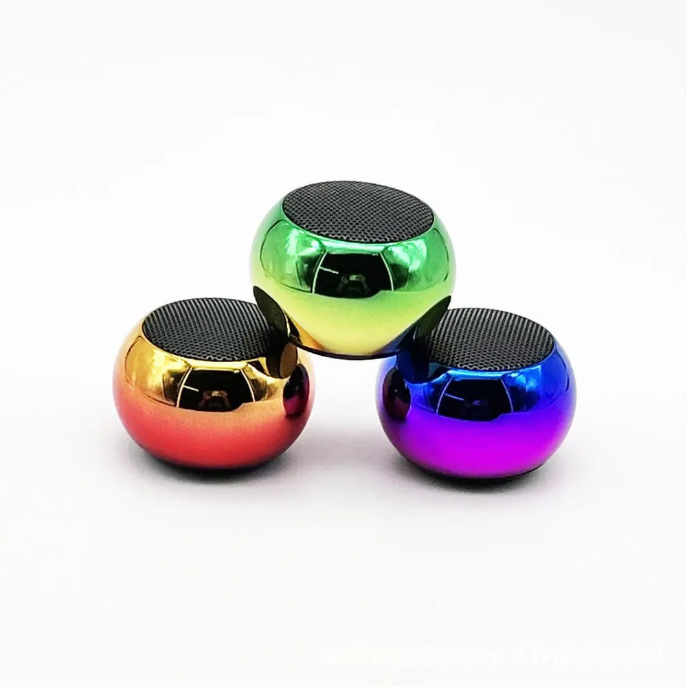 Metal Mini Bluetooth Speaker - Heavy Bass Portable Stereo Audio optoeletronics