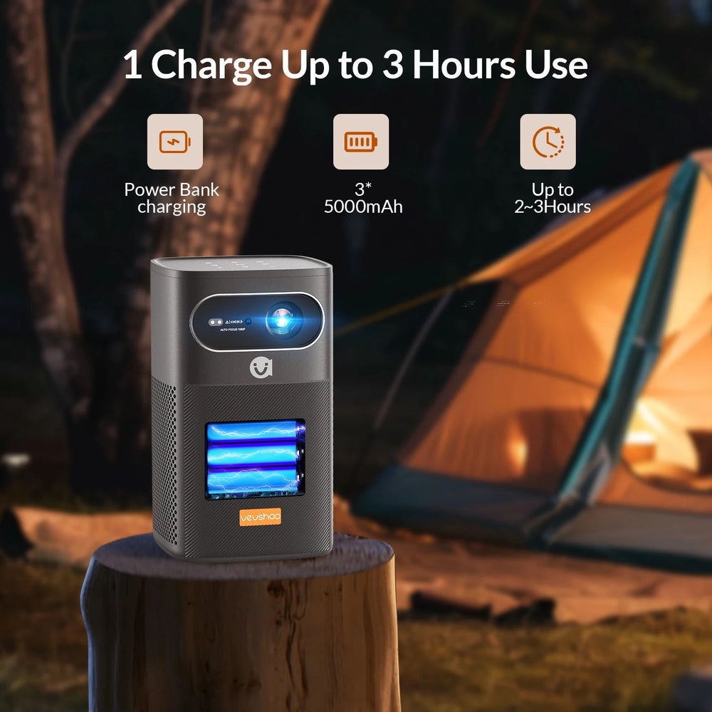 Vevshao V30 DLP Projector - 400 ANSI Android Smart optoeletronics