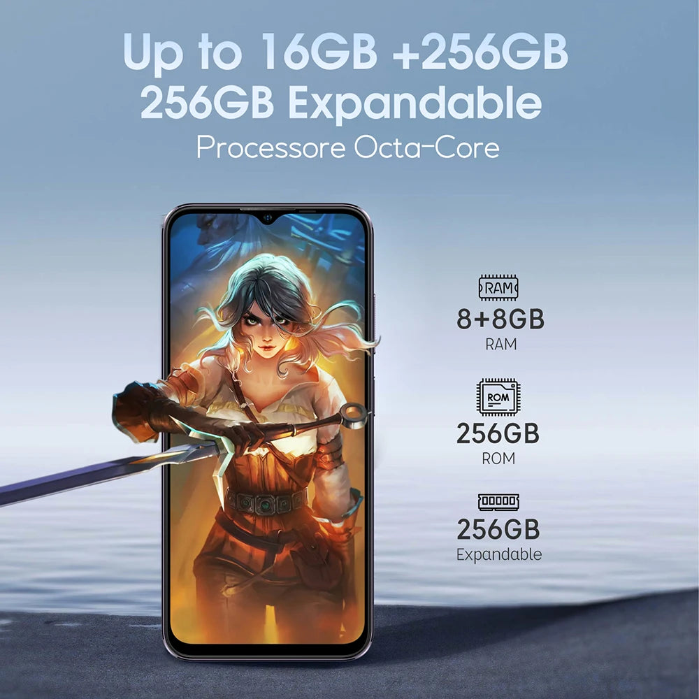 Ulefone Note 16 Pro 4G Smartphone - 6.52-Inch 50MP Android Phone optoeletronics