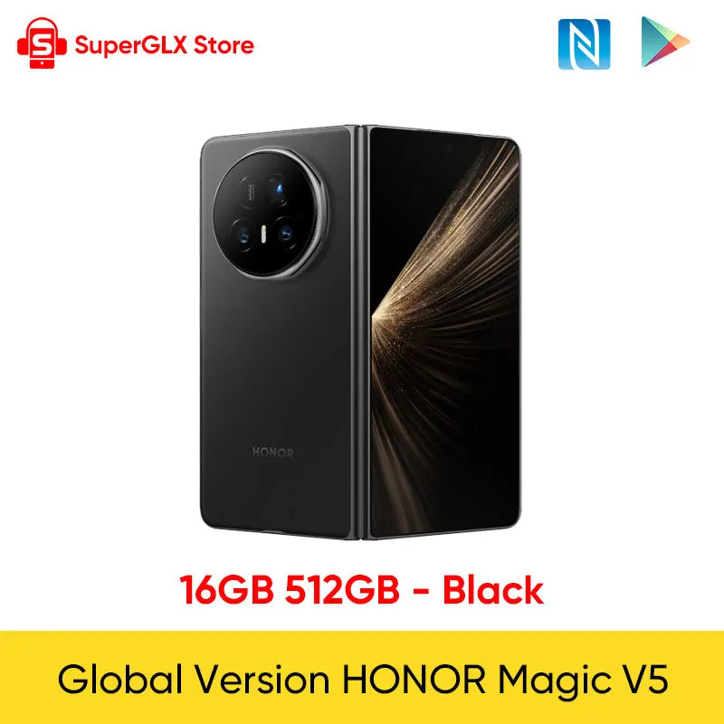 HONOR Magic V5 Foldable 5G Smartphone - 7.95-inch OLED optoeletronics