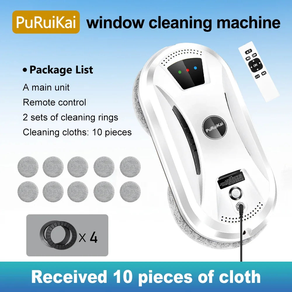 PuRuiKai Window Cleaning Robot with Remote Control optoeletronics
