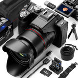 NBD 5K Digital Camera with 16x Optical Zoom and WiFi App Control optoeletronics