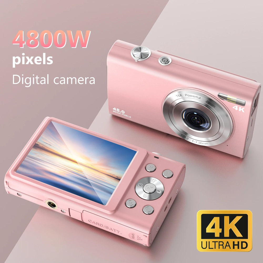 4K 48MP Autofocus Vlogging Camera with 2.8-Inch Display optoeletronics