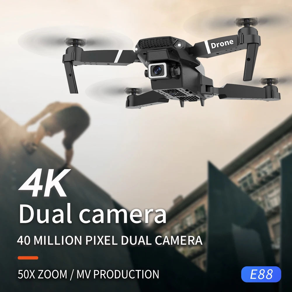 E88 Pro Foldable Drone - 4K Wide-Angle Camera optoeletronics