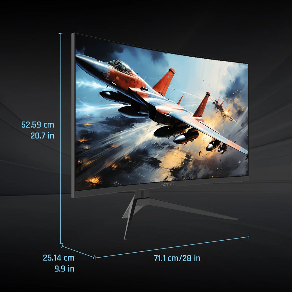 KTC 32-Inch Curved Gaming Monitor - 240Hz 1080P HDR Display optoeletronics
