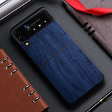 Bamboo Pattern Leather Case for Samsung Galaxy Z Flip - Protective Cover optoeletronics
