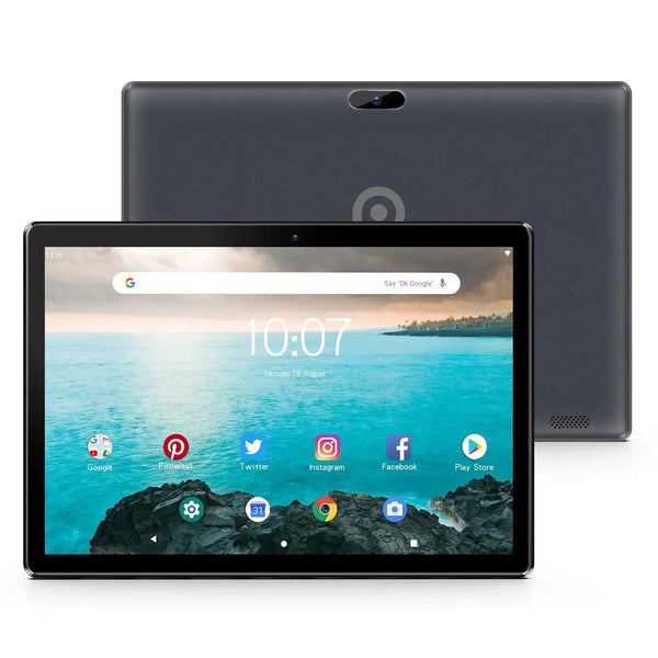 PRITOM 10 Inch Android 13 Tablet - 64GB, Quad Core, SIM Slot and GPS