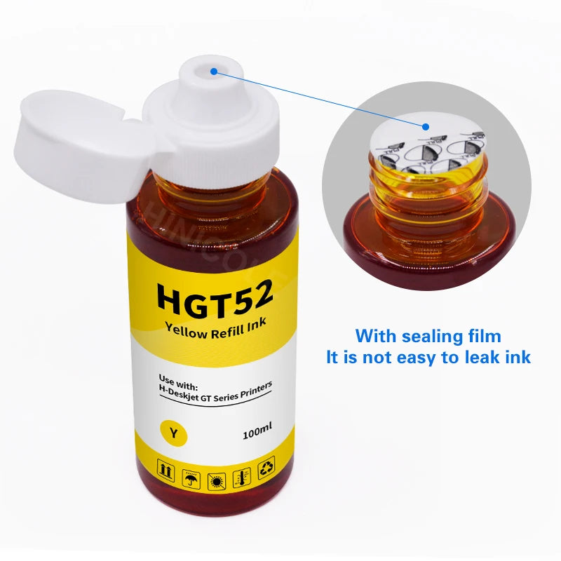 HINICOLE GT51 GT52 Refill Ink Set - HP Compatible 100ML optoeletronics